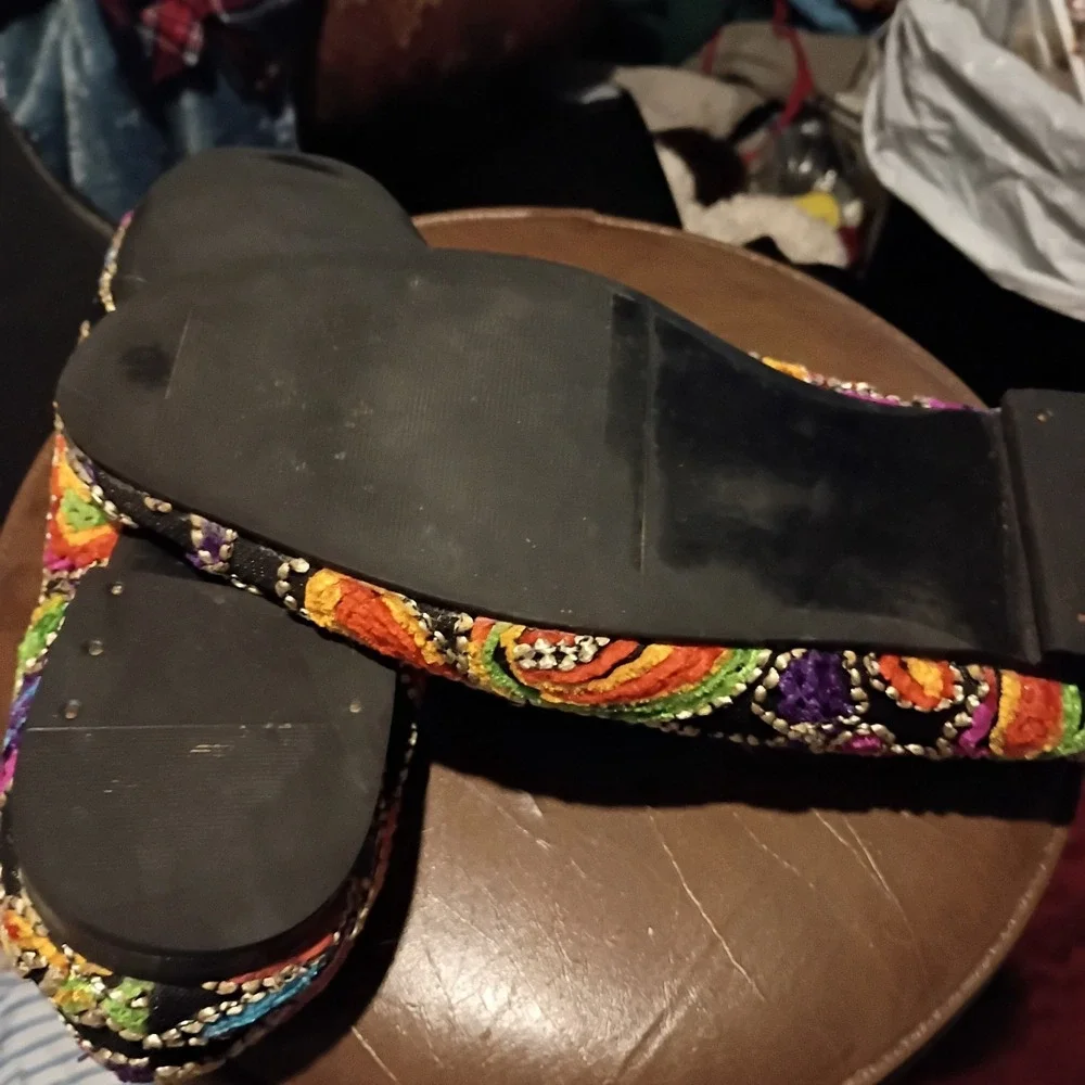 Giorgio Brutini Men's Colorful Fabric Slip On Loafers US Shoe Size 13
